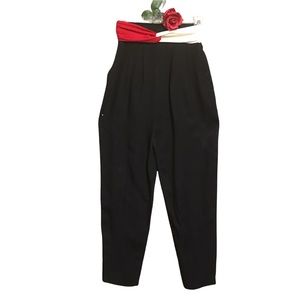 VTG Meltose Petites UNIQUE High Rise Vtg Pants Twist Belt Melrose Petites
